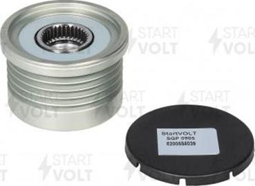 StartVOLT SGP 0905 - Pulley, alternator, freewheel clutch autospares.lv
