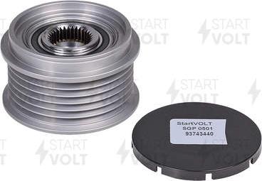 StartVOLT SGP 0501 - Pulley, alternator, freewheel clutch autospares.lv