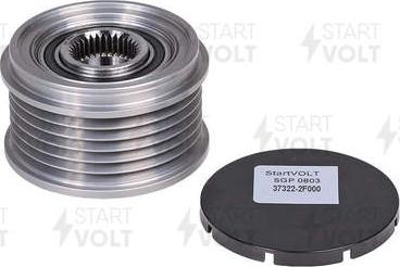 StartVOLT SGP 0803 - Pulley, alternator, freewheel clutch autospares.lv