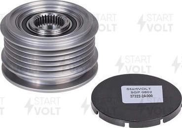 StartVOLT SGP 0802 - Pulley, alternator, freewheel clutch autospares.lv