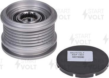 StartVOLT SGP 1501 - Pulley, alternator, freewheel clutch autospares.lv