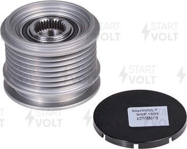 StartVOLT SGP 1503 - Pulley, alternator, freewheel clutch autospares.lv