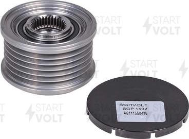 StartVOLT SGP 1502 - Pulley, alternator, freewheel clutch autospares.lv