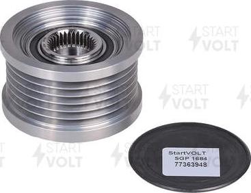 StartVOLT SGP 1684 - Pulley, alternator, freewheel clutch autospares.lv