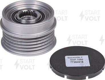 StartVOLT SGP 1685 - Pulley, alternator, freewheel clutch autospares.lv