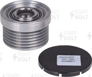 StartVOLT SGP 2604 - Pulley, alternator, freewheel clutch autospares.lv