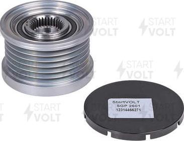 StartVOLT SGP 2601 - Pulley, alternator, freewheel clutch autospares.lv