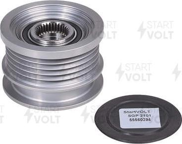 StartVOLT SGP 2101 - Pulley, alternator, freewheel clutch autospares.lv