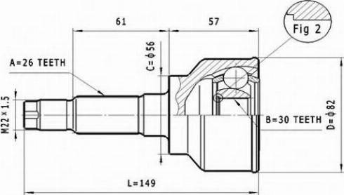 Statim C.476 - Joint Kit, drive shaft autospares.lv