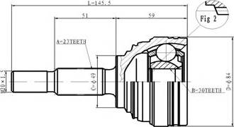 Statim C.352 - Joint Kit, drive shaft autospares.lv