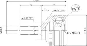 Statim C.360 - Joint Kit, drive shaft autospares.lv