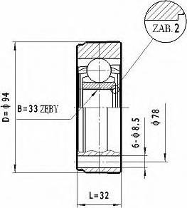 Statim CW.048 - Joint Kit, drive shaft autospares.lv