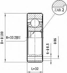 Statim CW.047 - Joint Kit, drive shaft autospares.lv