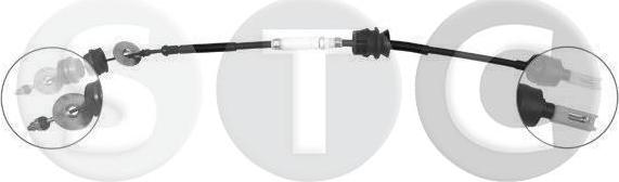 STC T480161 - Clutch Cable autospares.lv