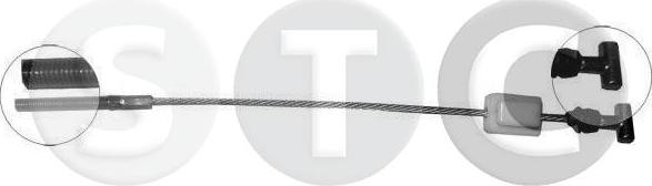 STC T481798 - Cable, parking brake autospares.lv