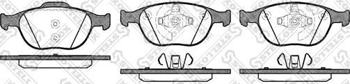 Stellox 995 000L-SX - Brake Pad Set, disc brake autospares.lv