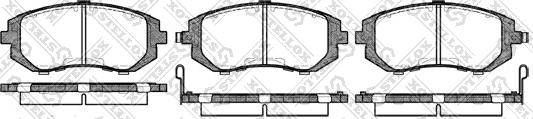 Stellox 962 002B-SX - Brake Pad Set, disc brake autospares.lv