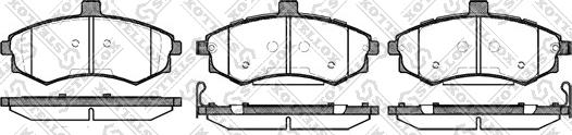 Stellox 904 002B-SX - Brake Pad Set, disc brake autospares.lv