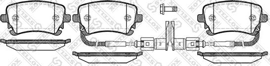 Stellox 908 002-SX - Brake Pad Set, disc brake autospares.lv