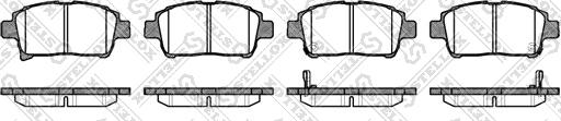 Stellox 982 002-SX - Brake Pad Set, disc brake autospares.lv