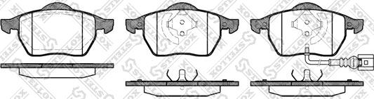Stellox 401 041L-SX - Brake Pad Set, disc brake autospares.lv