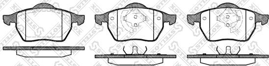 Stellox 401 001B-SX - Brake Pad Set, disc brake autospares.lv