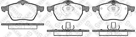 Stellox 401 010B-SX - Brake Pad Set, disc brake autospares.lv