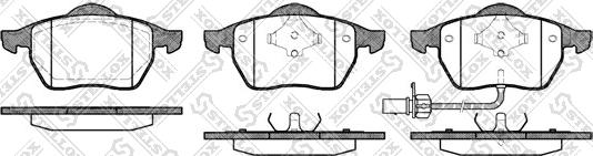 Stellox 401 011B-SX - Brake Pad Set, disc brake autospares.lv