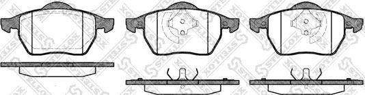 Stellox 401 020B-SX - Brake Pad Set, disc brake autospares.lv