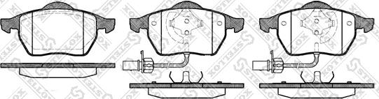 Stellox 401 022B-SX - Brake Pad Set, disc brake autospares.lv