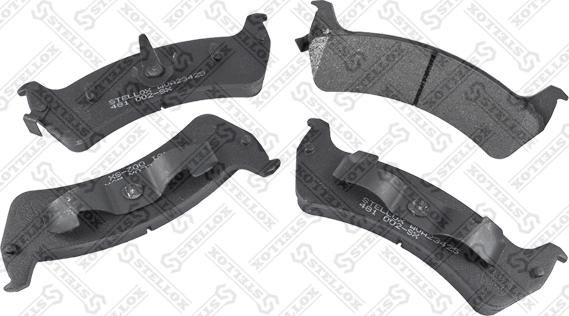 Stellox 481 002-SX - Brake Pad Set, disc brake autospares.lv