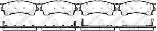 Stellox 426 004-SX - Brake Pad Set, disc brake autospares.lv