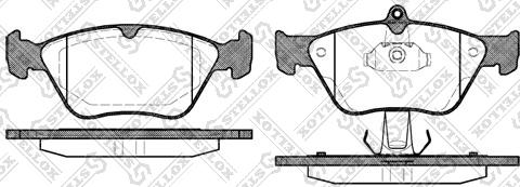 Stellox 479 000B-SX - Brake Pad Set, disc brake autospares.lv