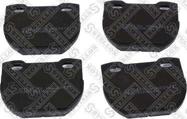 Stellox 595 000B-SX - Brake Pad Set, disc brake autospares.lv