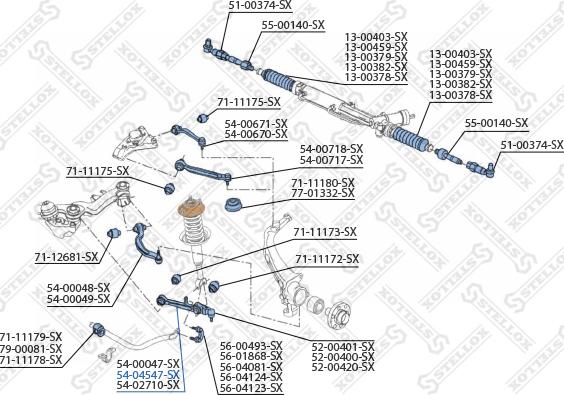 Stellox 54-04547-SX - Track Control Arm autospares.lv