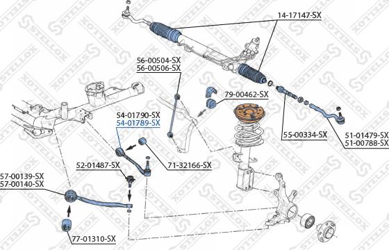 Stellox 54-01789-SX - Track Control Arm autospares.lv