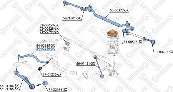 Stellox 54-02636-SX - Track Control Arm autospares.lv