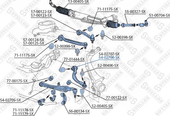 Stellox 54-02706-SX - Track Control Arm autospares.lv