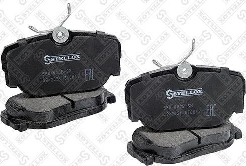 Stellox 588 000B-SX - Brake Pad Set, disc brake autospares.lv