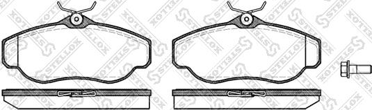 Stellox 587 000-SX - Brake Pad Set, disc brake autospares.lv