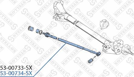 Stellox 53-00734-SX - Track Control Arm autospares.lv