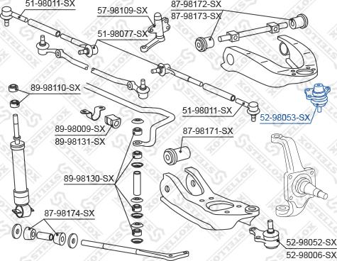 Stellox 52-98053-SX - Ball Joint autospares.lv