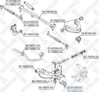 Stellox 52-74025-SX - Ball Joint autospares.lv