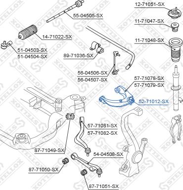 Stellox 52-71012-SX - Ball Joint autospares.lv