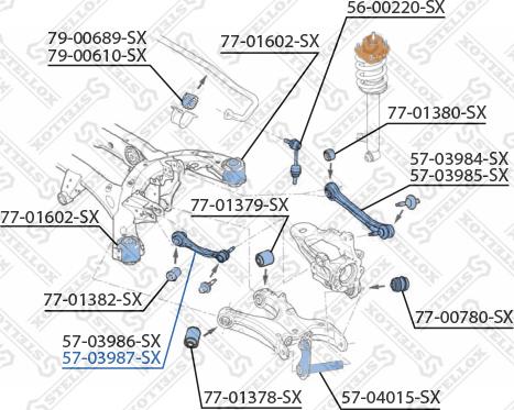 Stellox 57-03987-SX - Track Control Arm autospares.lv