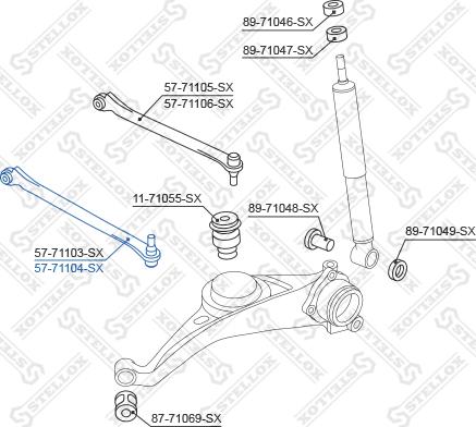 Stellox 57-71104-SX - Track Control Arm autospares.lv