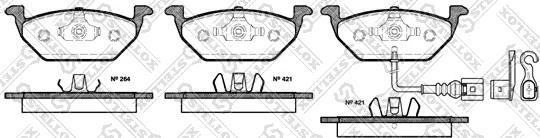 Stellox 644 021B-SX - Brake Pad Set, disc brake autospares.lv