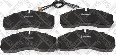 Stellox 662 012B-SX - Brake Pad Set, disc brake autospares.lv