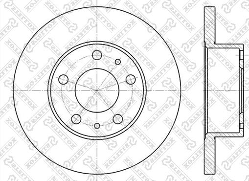 Stellox 6020-9944-SX - Brake Disc autospares.lv