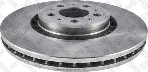 Stellox 6020-9958-SX - Brake Disc autospares.lv